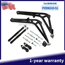 Front Steering Drift Lower Control Arm Wide Angle Kit For BMW E46 Complete Kit