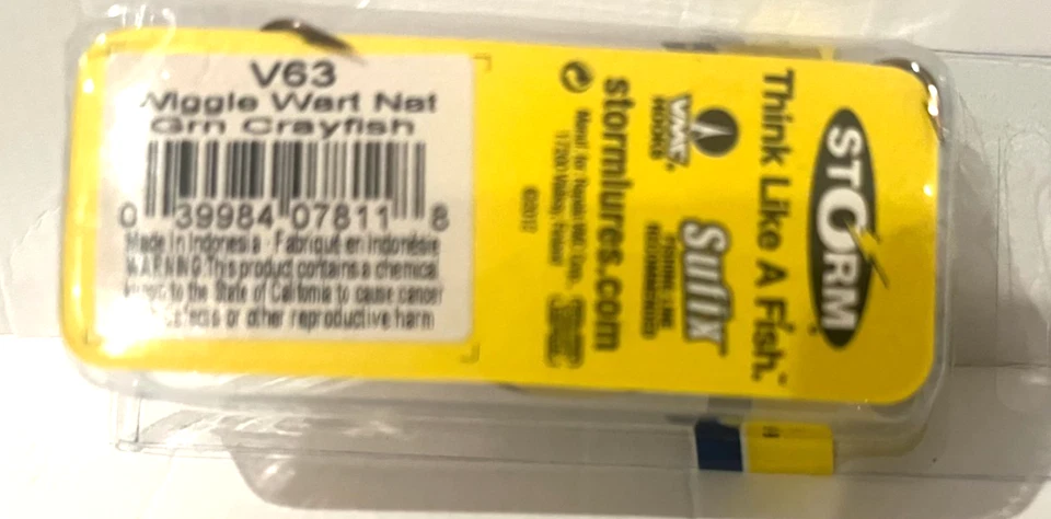 Isca cárter Storm Original Wiggle Wart, 2 polegadas, 3/8 onças - SÉRIE ORIGINAL - Imagem 2 de 2