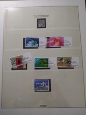 Switzerland 1972 - 1995 used Collection in Lindner-T illustrated album