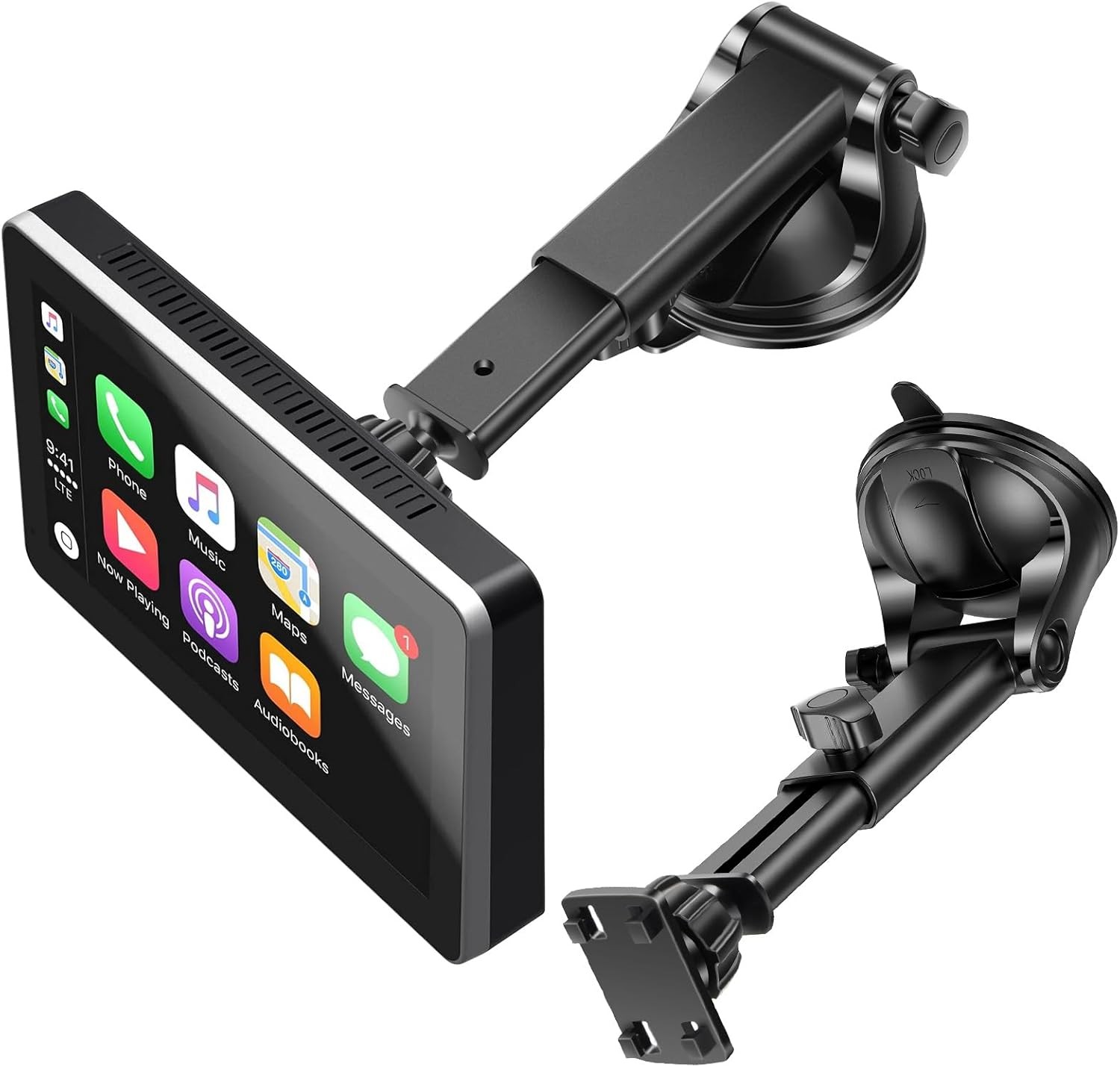 Support voiture CarPlay EEEKit à ventouse ultra adhésive et bras pivotant 360