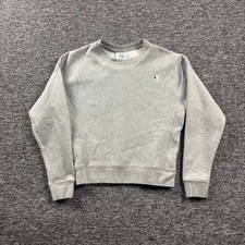 Women's Champion Reverse Weave Crewneck Sweatshirt Heather Gray Size Medium