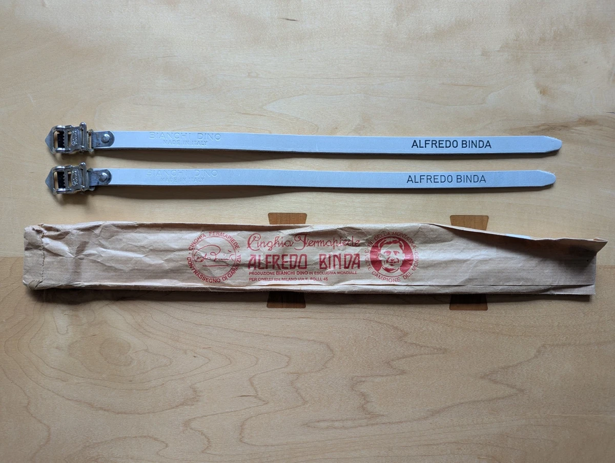 BINDA EXTRA BIANCHI DINO ロゴ入り トー ストラップ 新品
