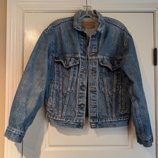 Vintage Levis Youth Truckers Denim Jacket 57514-0218 Size XL