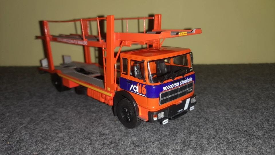 Camion 1/43 Fiat Iveco 684 Bisarca "Soccorso Aci" De Agostini Edicola - Immagine 3 di 4