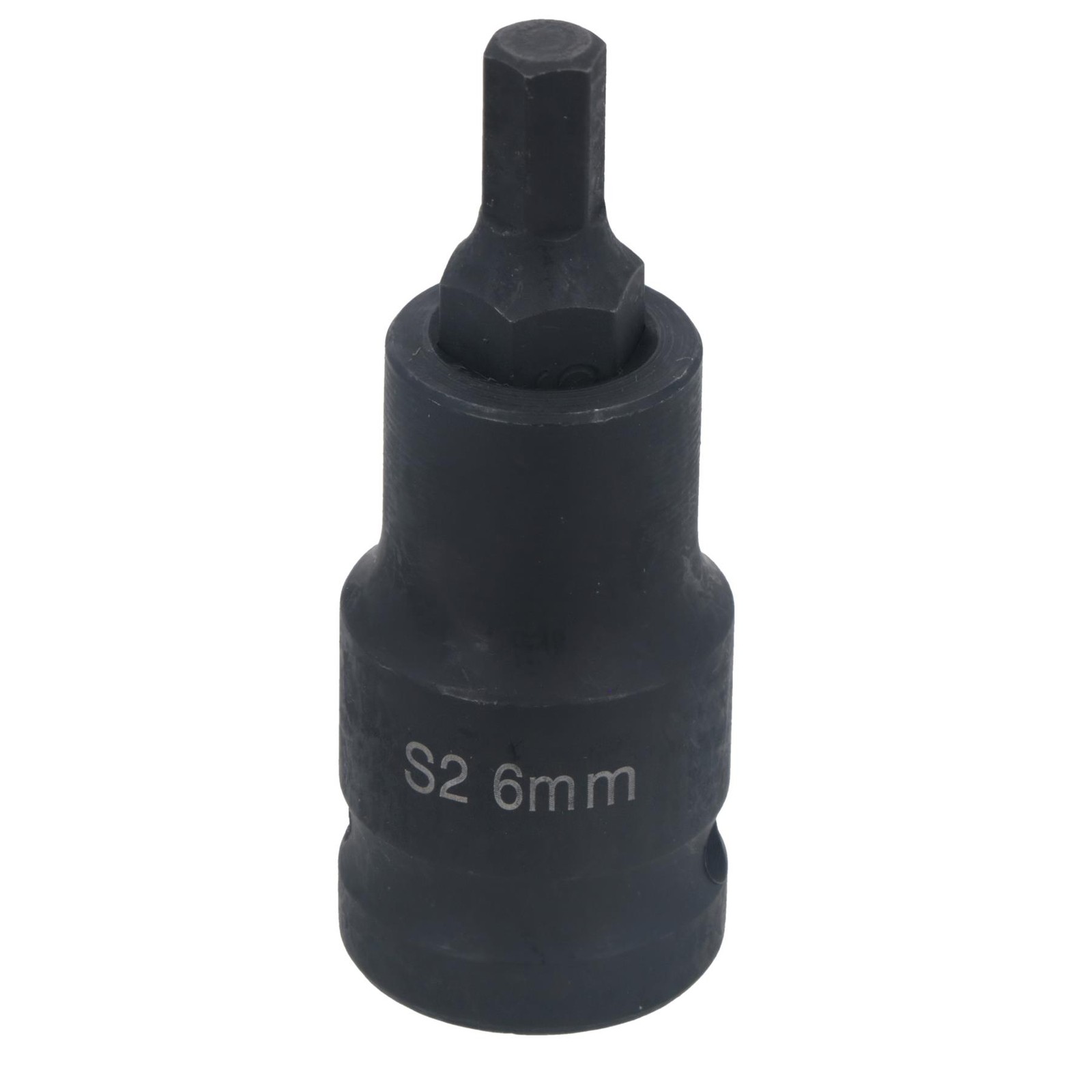 M6 x 55mm 1/2"" Drive Short Impact Impacted Allen Hex Key Socket