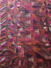 Vintage Iraqi Embroidered Wedding Blanket Rug Marsh Arab Handmade Wool — photo 2