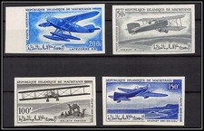 94095c PA N°67/60 Avions couzinet latécoère mauritanie Non dentelé imperf proof