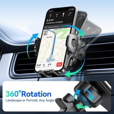 Universal Gravity Car Phone Holder Air Vent Mount Adjustable Mobile Stand