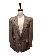 Vintage Harris Tweed Dunn Co Men s Herringbone Heavy Sport Coat 40R Great Brit