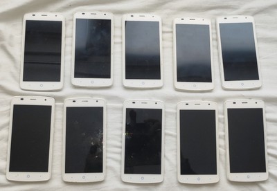 Restposten 10x NOS NOVU II ZTE BLADE L5 PLUS Android HANDYS - ohne Akkus