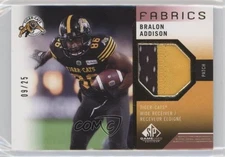 2021 SP Game Used Edition CFL Fabrics Patch /25 Bralon Addison #BA Patch
