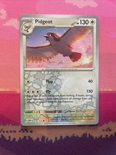 Pokemon Card Pidgeot Scarlet & Violet Reverse Holo 018/165 Near Mint