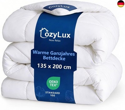 CozyLux Bettdecke 135x200 für 4 Jahreszeiten - Bettdecke Ohne Bezug 135x200cm 