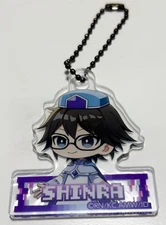 Japanese anime Durarara!! Acrylic keychain Shinra Kishitani Daiso