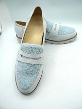 VIONIC Cheryl Faux Fur Baby Blue Slip On Loafers Women's Size US 10 Display