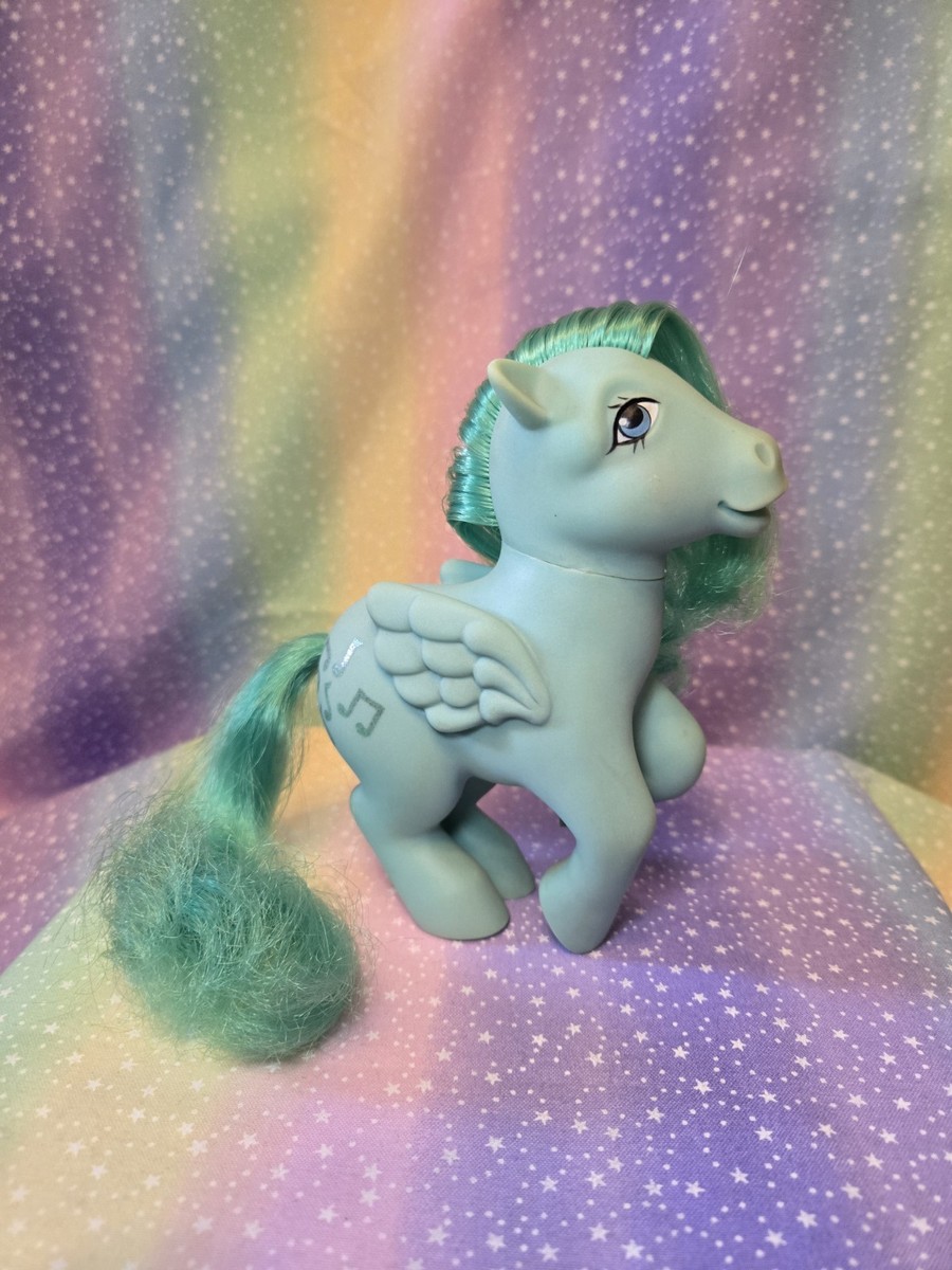 G1 My Little Pony Medley Pony Teal With Music Cutie Mark Beautiful