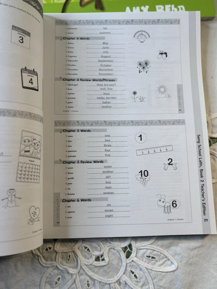 Lot x 2 SongSchool Latin Books 1 & 2 Amy Rehn Teacher's Edition Paperbacks CD - Image 3 of 4