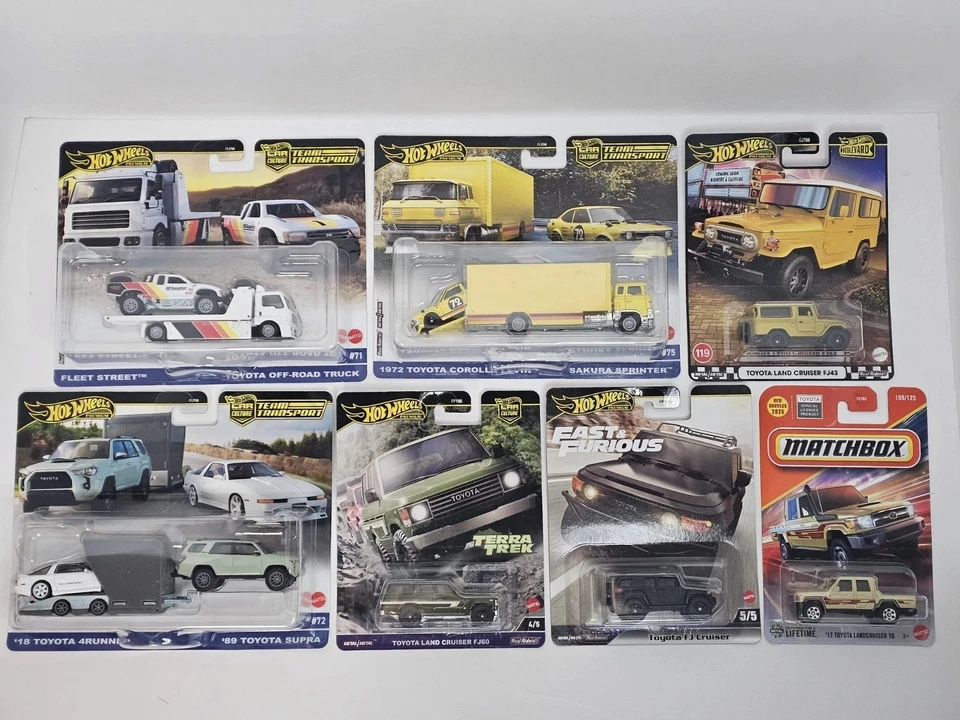 Toyota Hot Wheels & Matchbox super combo lot of 7 - Image 4 of 4