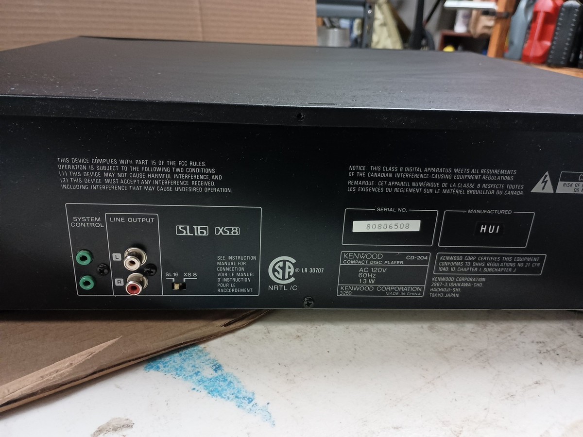 KENWOOD CDプレーヤー Kenwood DP-R4440 CD Changer 5 Compact Disc Disc HiFi Stereo