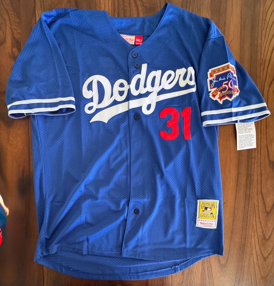 Футболка ретро Los Angeles Dodgers - Mike Piazza No31 - несколько размеров - Изображение 2 из 4