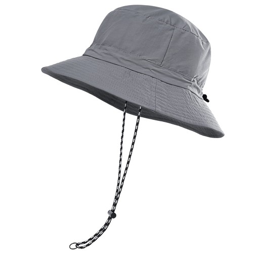 Men Women Outdoor Bucket Hat Quick Dry Packable UV Protection Boonie Sun Hat ...