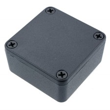 1590LLBBK Genuine Hammond Black Diecast Aluminium Enclosure Box 50 x 25mm 