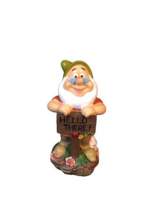 Disney Snow White ''DOC'' Dwarf Garden Statue Gnome Figurine Resin New 2022