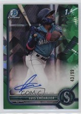 2022 Bowman Chrome Green Atomic Refractor 43/99 Luis Chevalier #CPA-LC Auto 1cc7