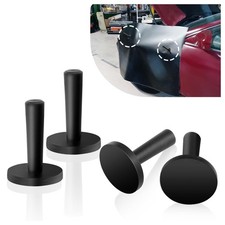 4PCS Car Vinyl Wrap Magnets,Car Tools for 2.4 1.68 1.68 inch, Black