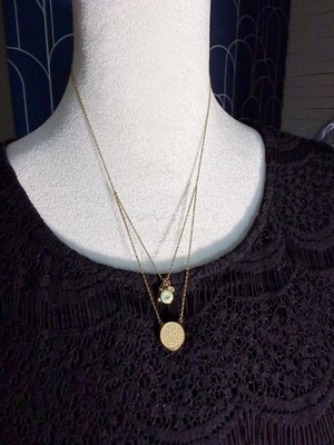 Michael Kors MKJ6751710 Gold Crystal Necklace Beyond Brilliant Pendant