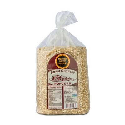 Amish Country Popcorn 6 lb Medium White Popcorn Kernels Old Fashioned NonGMO