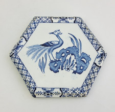 Wood & Sons Yuan - 15cm Trivet / Teapot Stand / Coaster - Vintage Blue & White