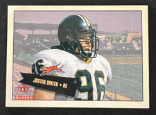 JUSTIN SMITH 2001 Fleer Tradition Glossy Mini #440 Rookie Card RC #039/350. rookie card picture