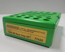 77430 REDDING TYPE-S FULL LENGTH BUSHING SIZING DIE - 7MM-08 REM IMP 40* - NEW