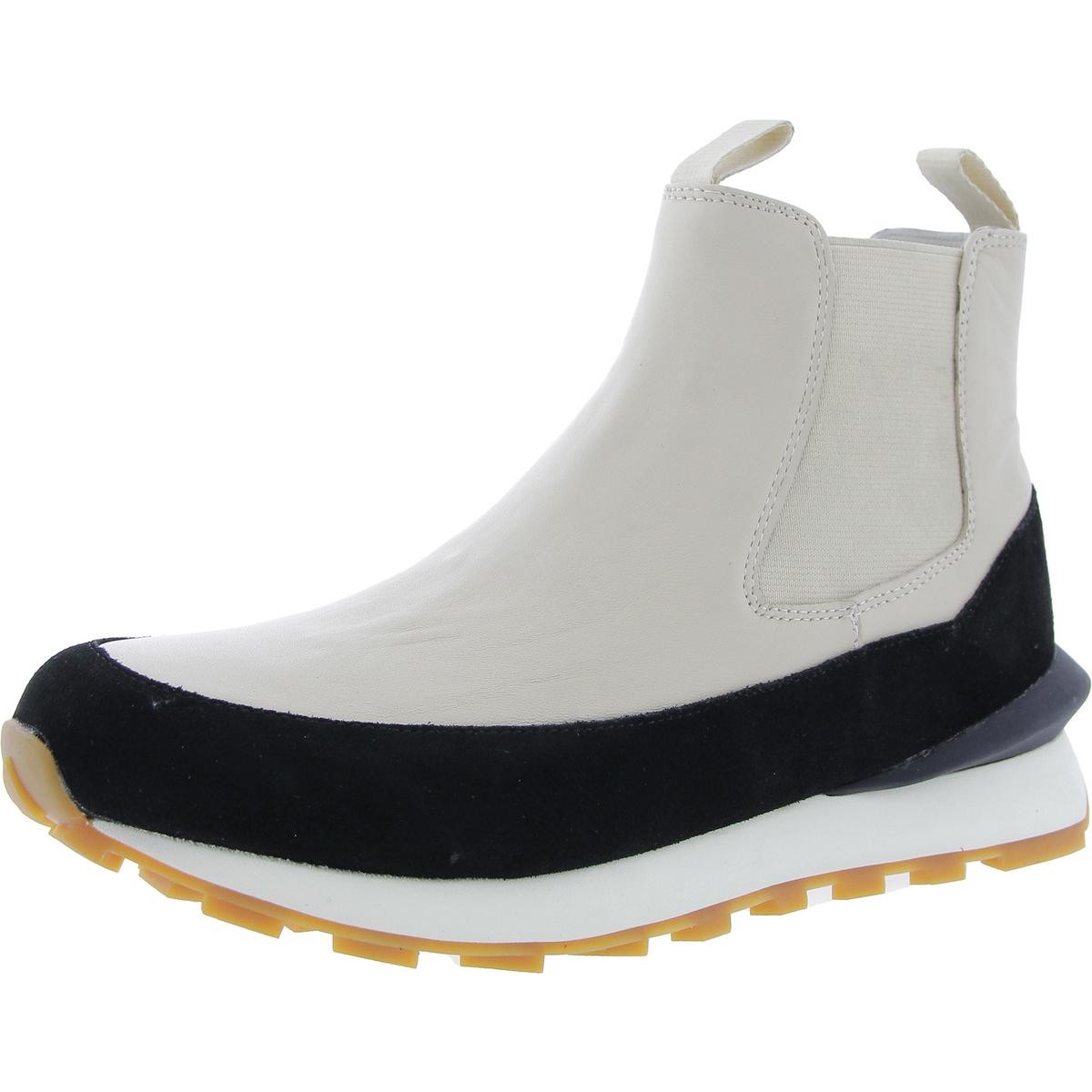 J/Slides/женские черные ботильоны из смешанной кожи 7 Medium (B,M) BHFO 2413