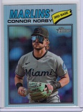 2026 Topps Heritage #30 Connor Norby Chrome Refractors