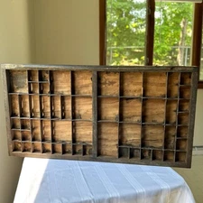 Vintage Printer's Tray