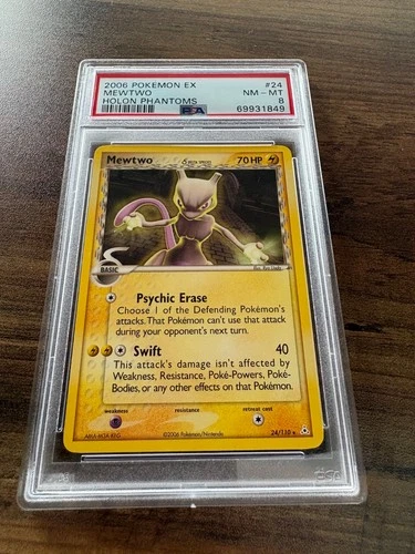 Mewtwo (Delta Species) 24/110 Holon Phantoms PSA 8