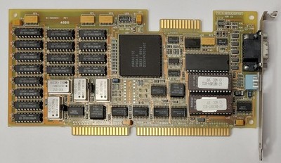 Western Digital VGA Professional ISA Grafikkarte (PVGA1A, 512KB, retro, 1988)