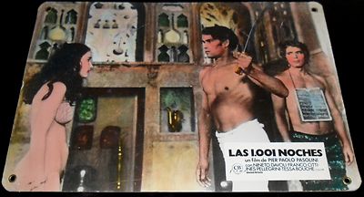 1974 Il Fiore Delle Mille e una Notte LOBBY CARD Pier Pasolini ARABIAN NIGHTS E