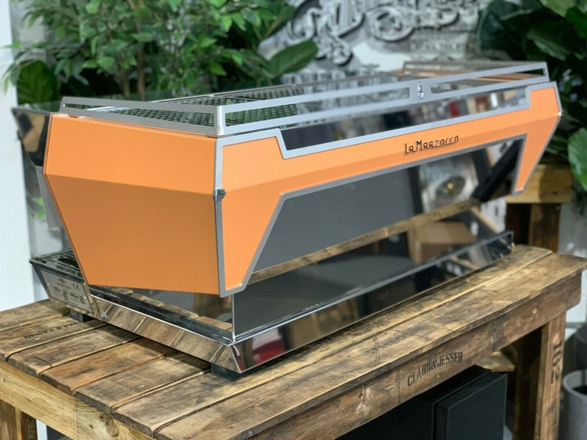 LA MARZOCCO KB90 3 GROUP BRAND NEW PEACH STAINLESS ESPRESSO COFFEE