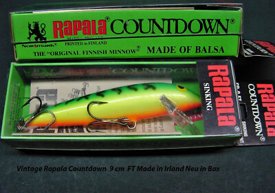 Vintage Rapala Countdown CD - 9 FT neu in Box Made in  Irland