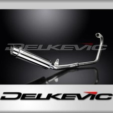 HONDA CBF250 2004-2012 FULL EXHAUST SYSTEM 350mm STAINLESS ROUND BSAU SILENCER