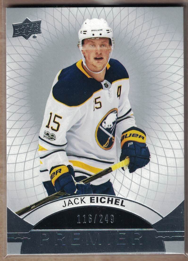 2017-18 UPPER DECK PREMIER #9 JACK EICHEL #116/249
