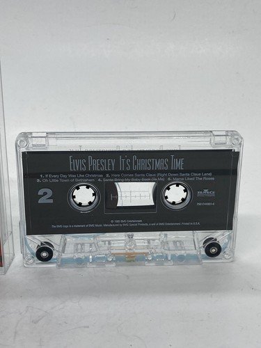 Elvis Presley It's Christmas Time Cassette Tape BMG Records 3 - Picture 2 of 4