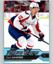 (HCW) 2016-17 Upper Deck #215 Zach Sanford Young Guns MINT RC Rookie Y861