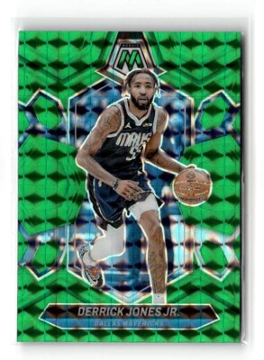 2023-24 Panini Mosaic - Green Mosaic Prizm #4 Derrick Jones Jr.