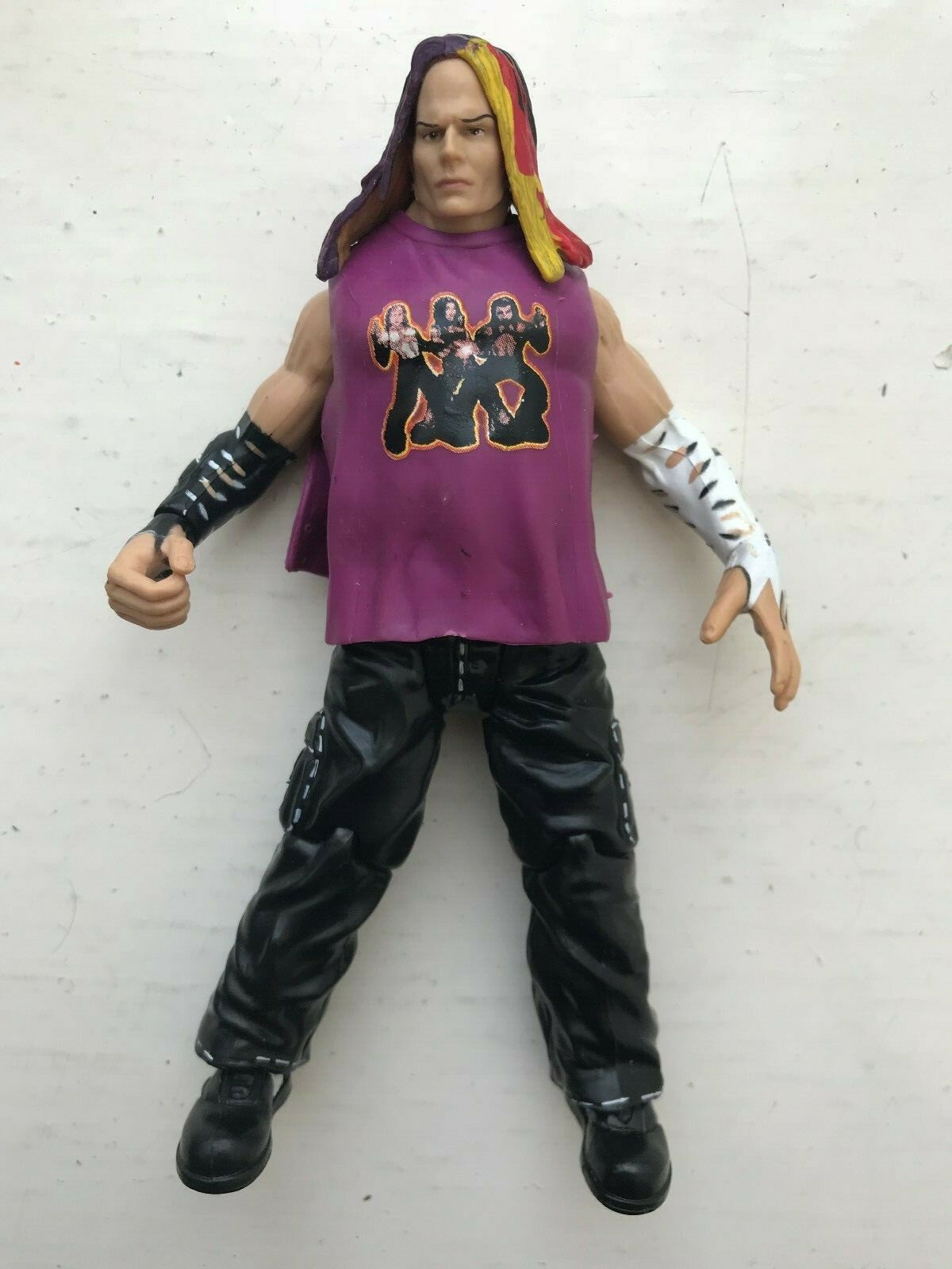 RARE WWE JEFF HARDY JAKKS CLASSIC TNA WRESTLING FIGURE ATTITUDE ERA TTL SERIES