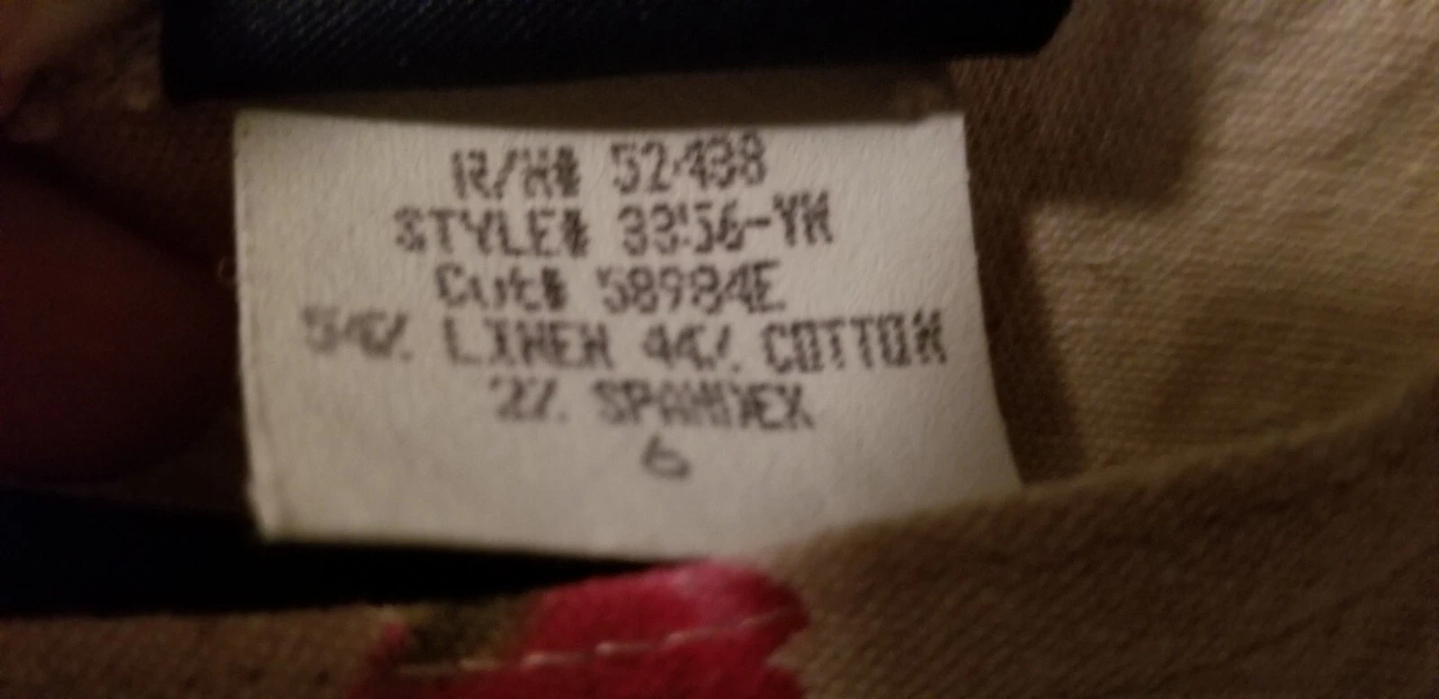 UNDERCOVER Abito Vintage Studio VS Floreale Cottagecore Senza Maniche Cotone Lino Rosa Rose