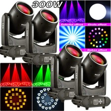 18Prism 300W LED Moving Head Stage Light RGBW Beam Gobo DMX DJ Party Lights